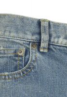 Light Blue Distressed Saint Laurent Jeans