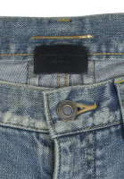 Light Blue Distressed Saint Laurent Jeans