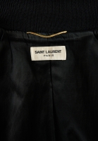 Saint Laurent Black Bomber Jacket 