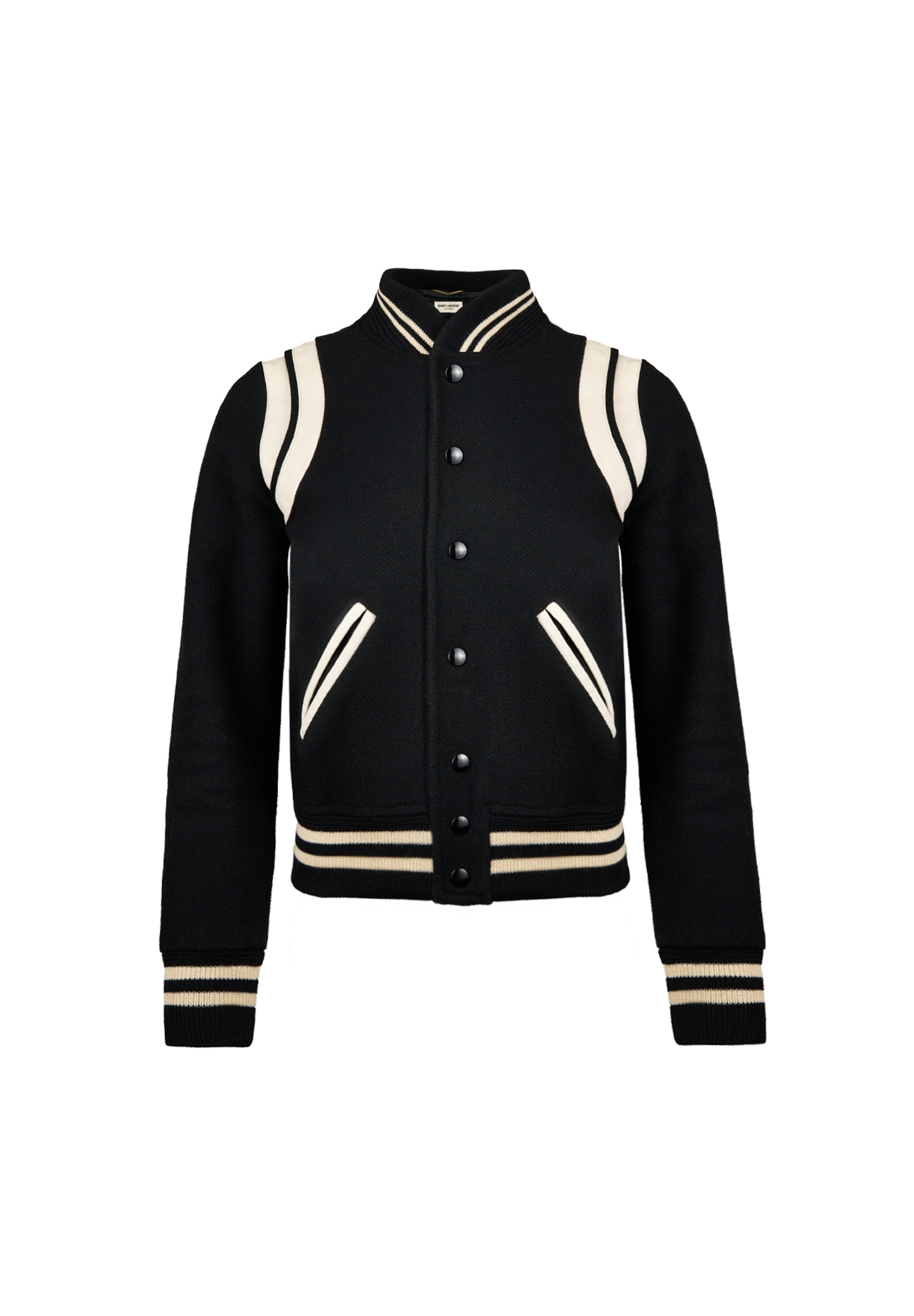 Saint Laurent Black Bomber Jacket 