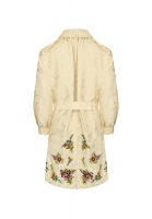 Christian Dior Jacquard Coat With Embroidery
