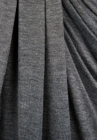 Fendi Gray Draped Dress