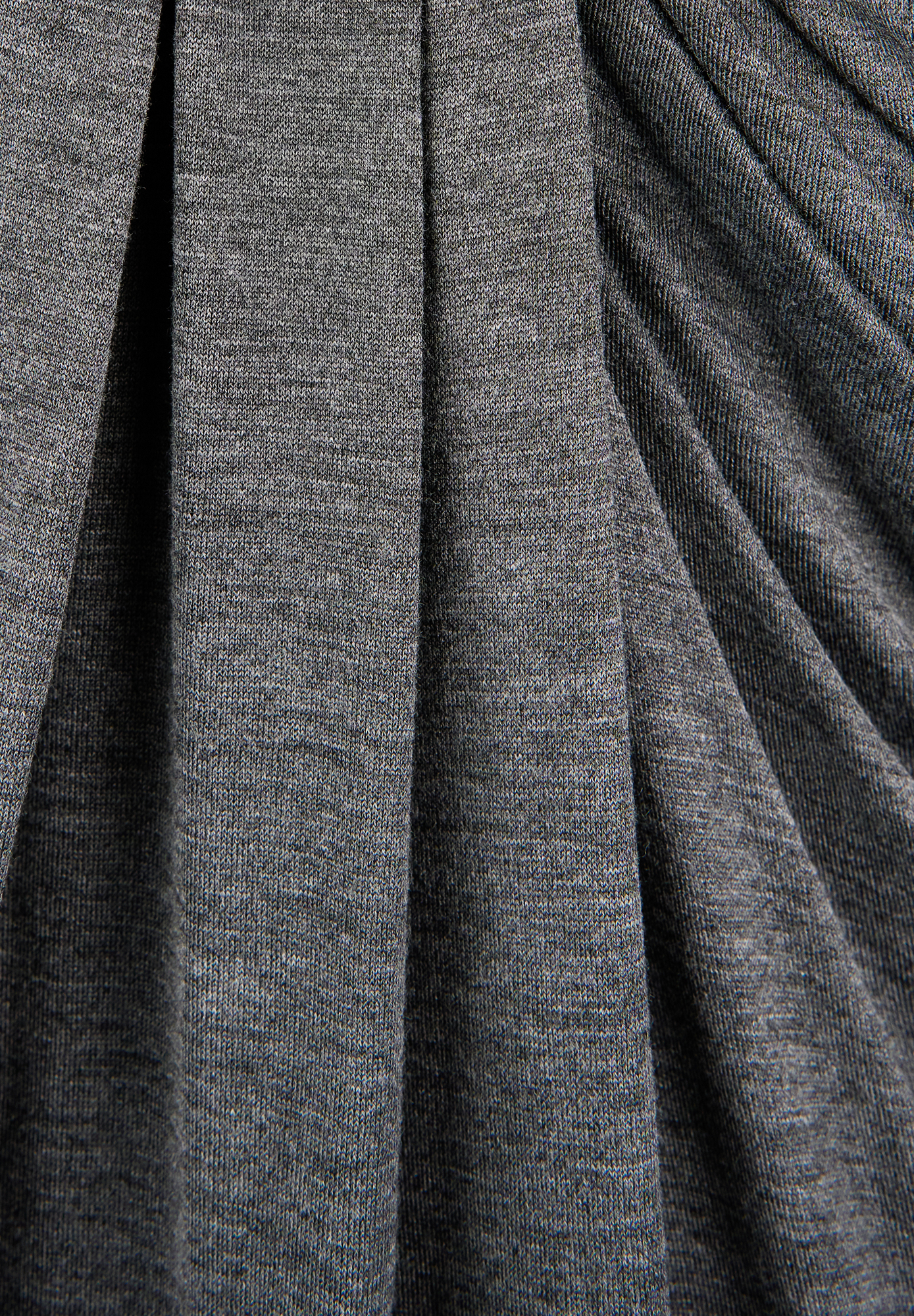 Fendi Gray Draped Dress