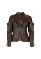 Jitrois Leather Jacket with Lacing