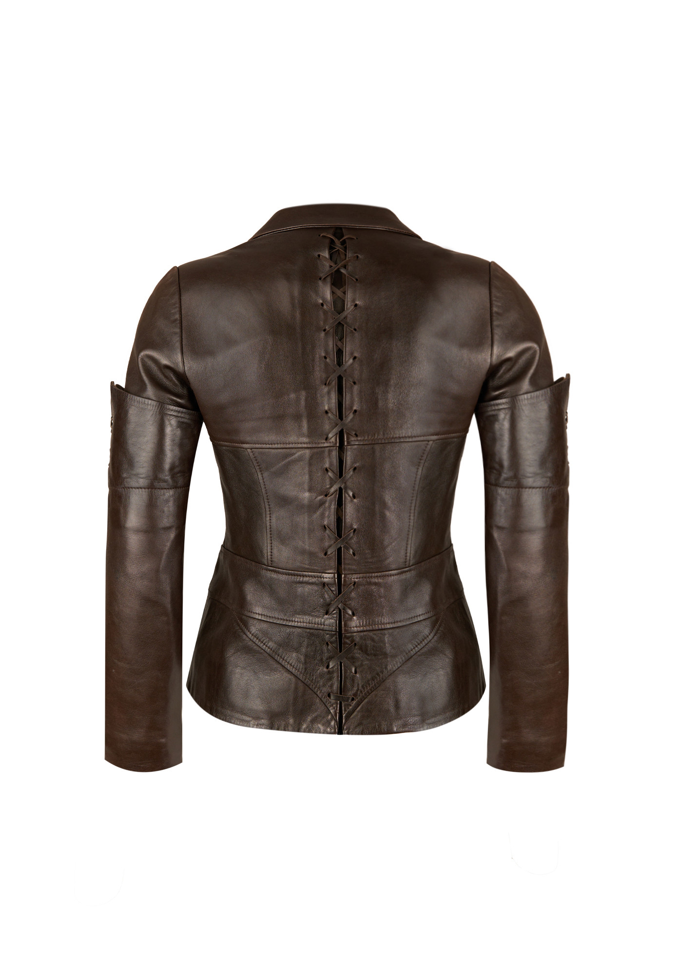 Jitrois Leather Jacket with Lacing