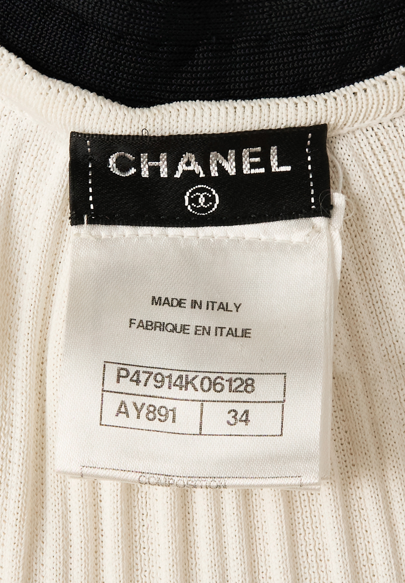 Chanel White Dress with Bows
