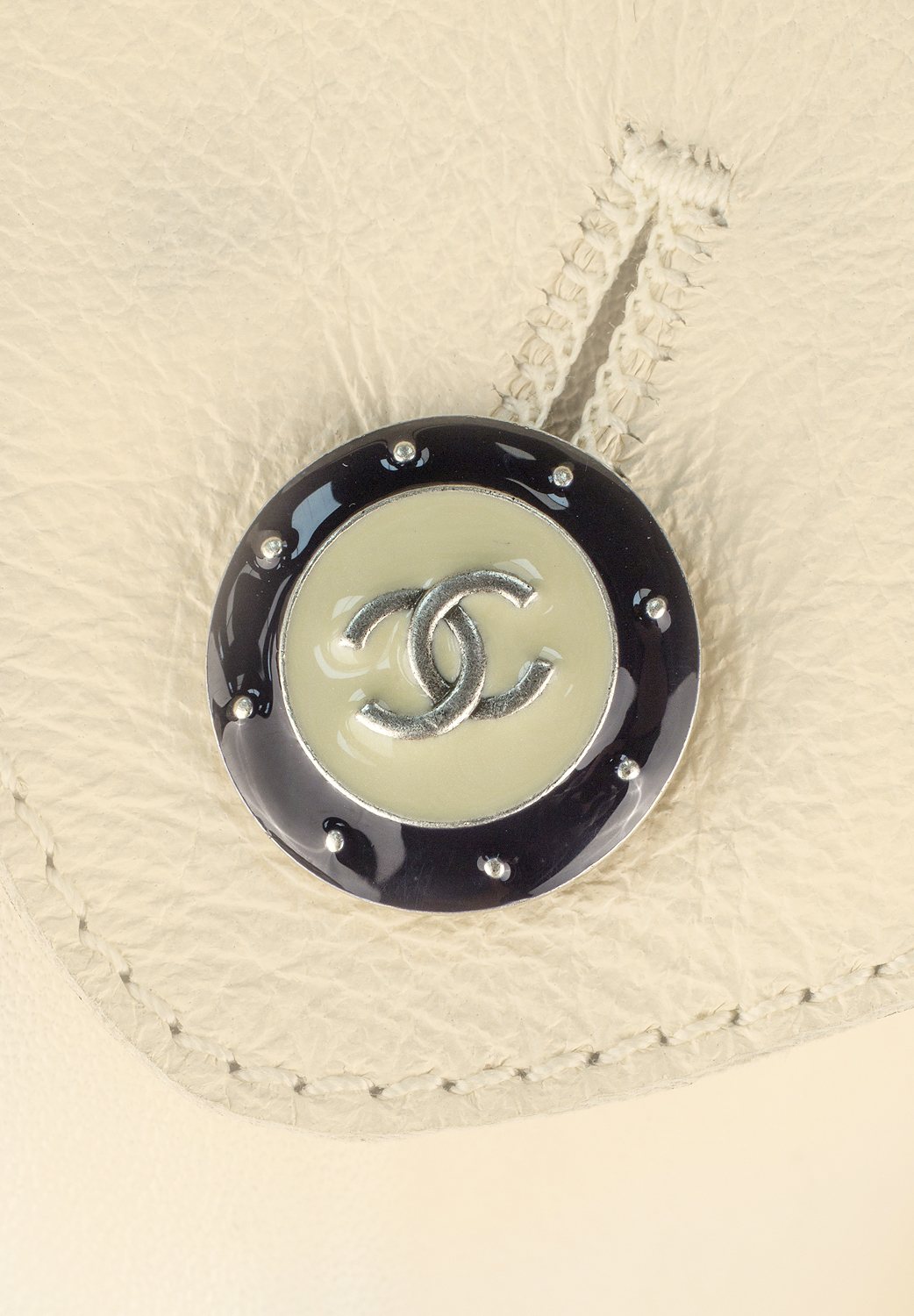 Chanel Beige Leather Coat