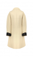 Chanel Beige Leather Coat