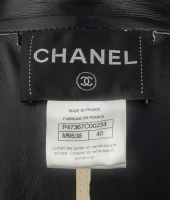 Chanel Beige Leather Coat