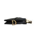 Christian Dior Black Saddle Bag