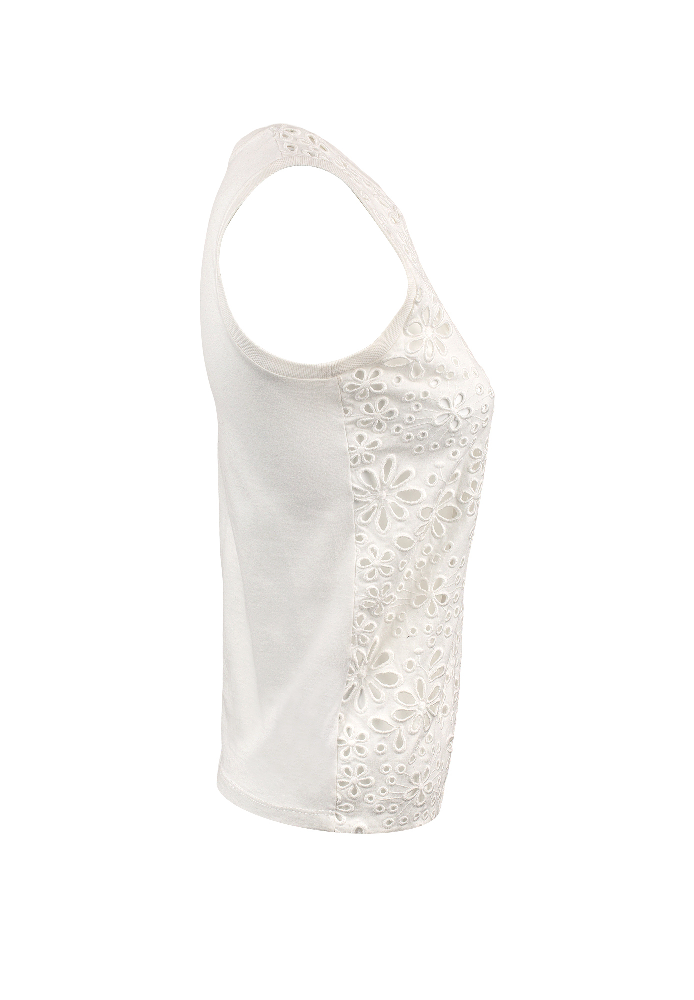 Prada White Floral Top