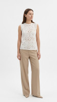 Prada White Floral Top
