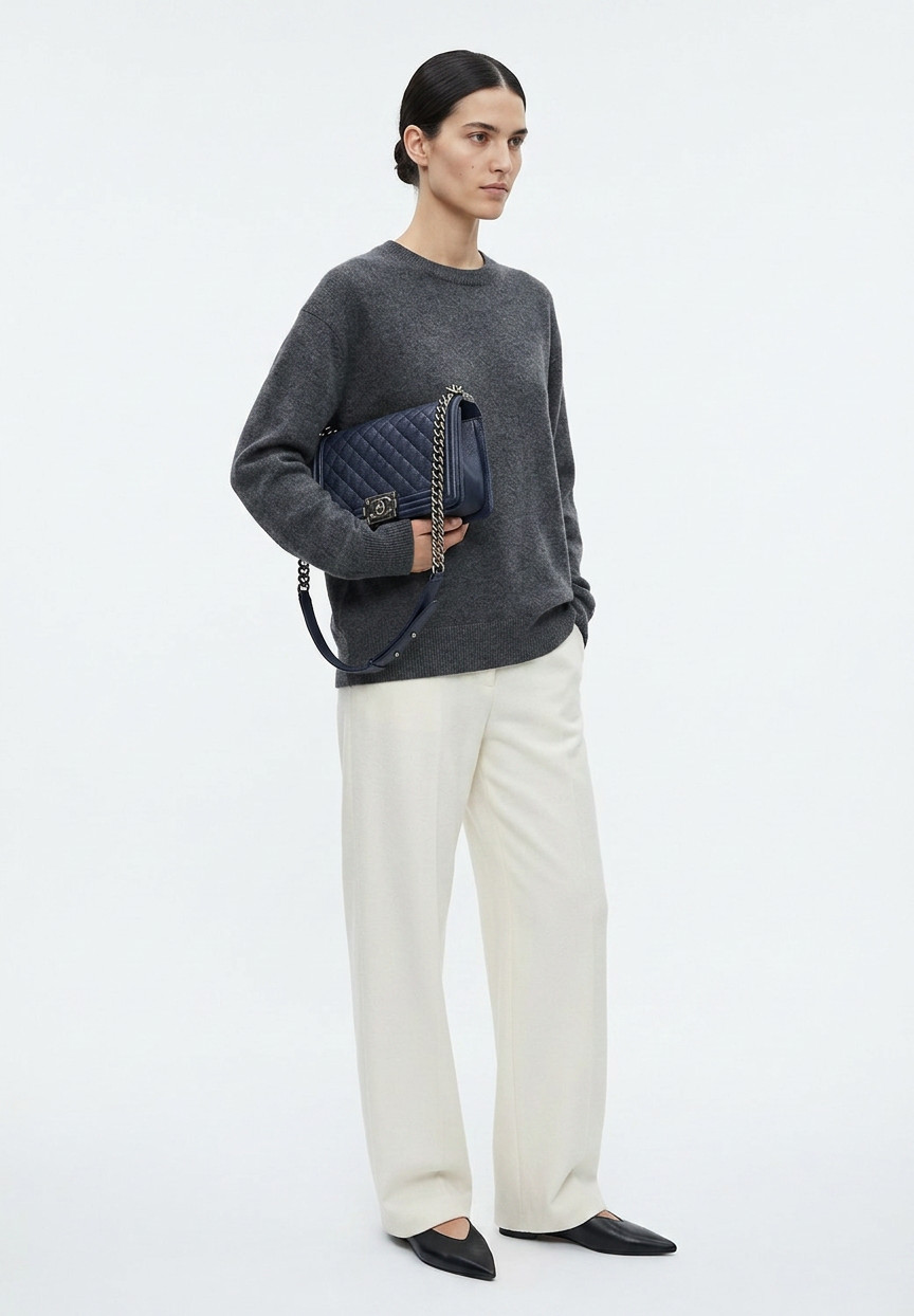 Chanel Boy Quilted Leather Bag