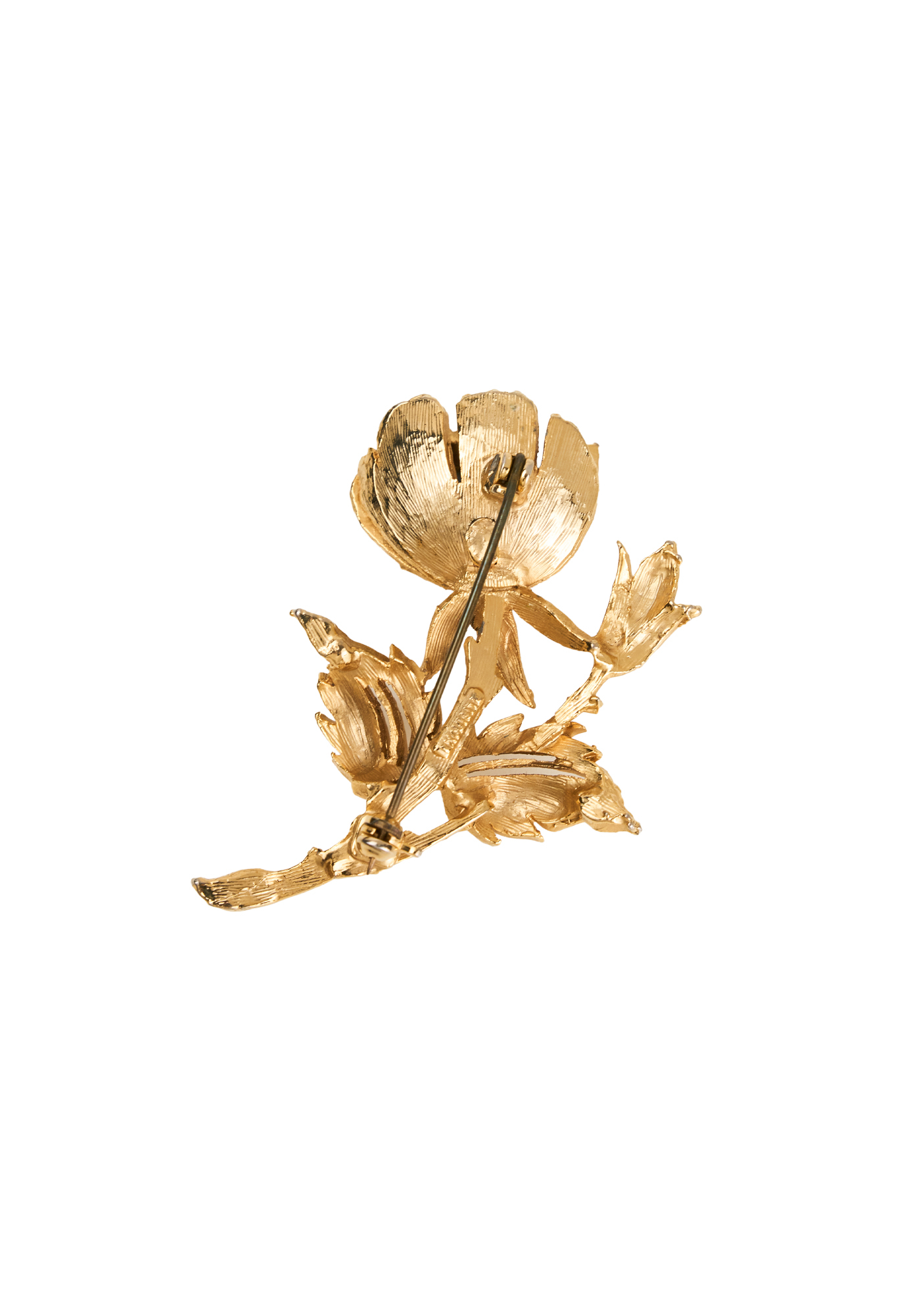 Golden Rose Brooch