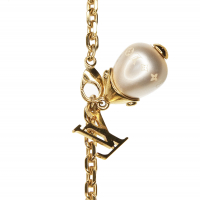 Louis Vuitton Pearl Logo Necklace