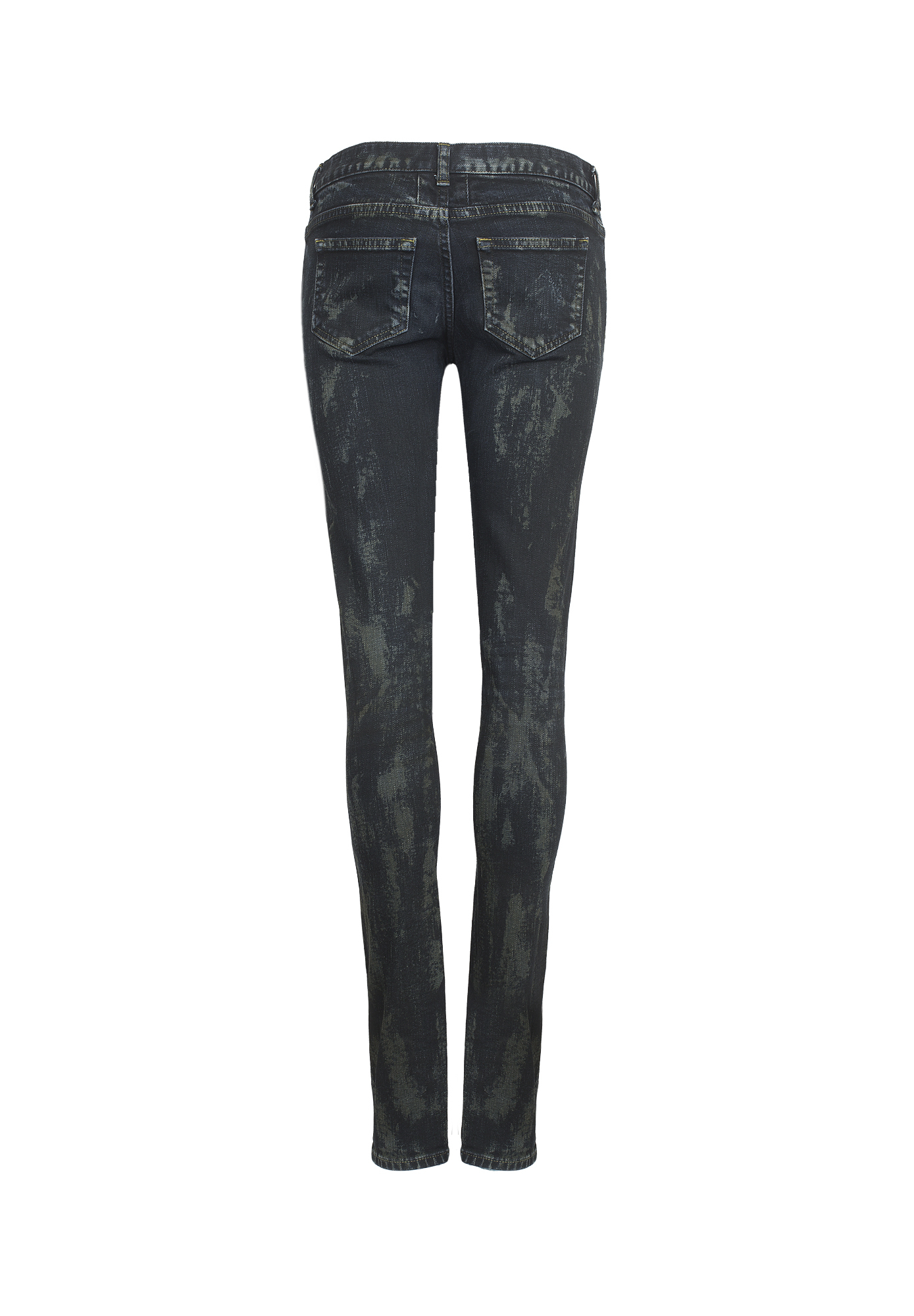 Saint Laurent Black Distressed Jeans