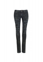 Saint Laurent Black Distressed Jeans