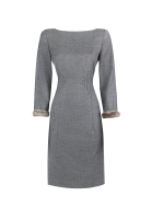 Valentino Gray Cashmere Dress