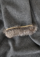 Valentino Gray Cashmere Dress