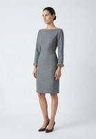 Valentino Gray Cashmere Dress