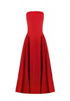 Yves Saint Laurent Red Evening Dress