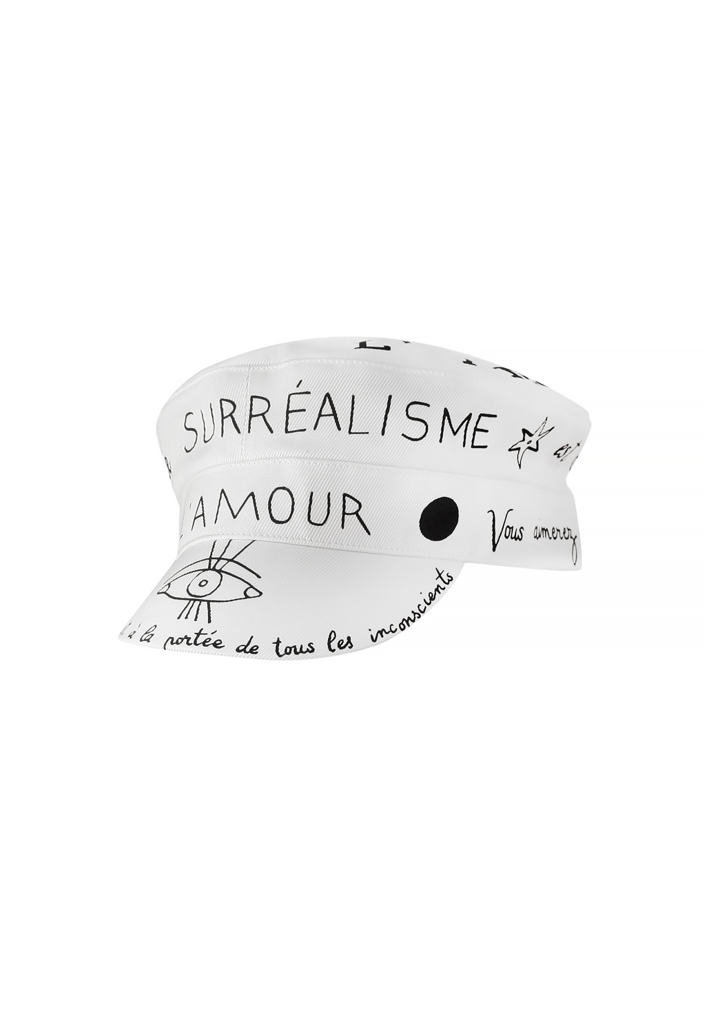 Christian Dior Inscriptions White Cap