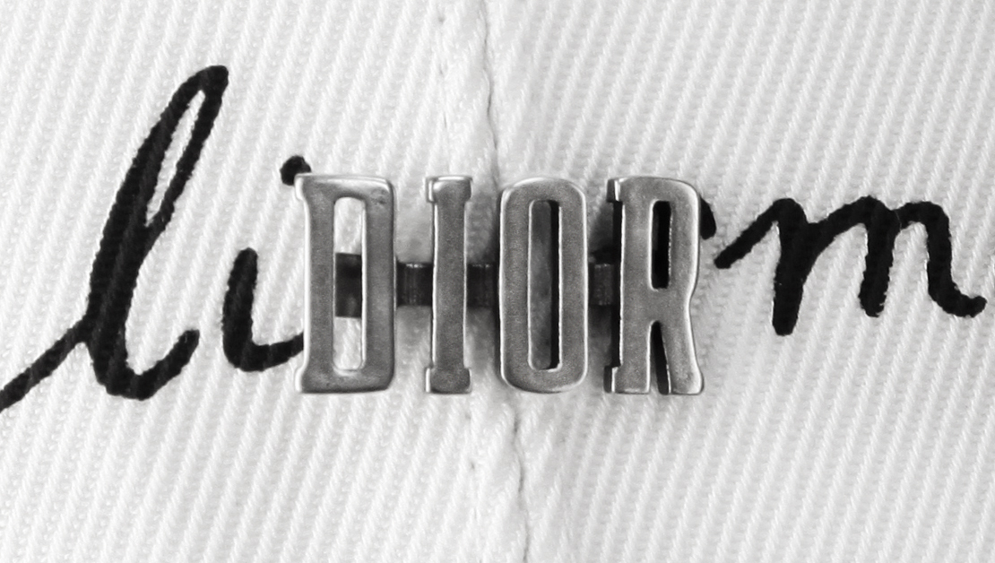 Christian Dior Inscriptions White Cap