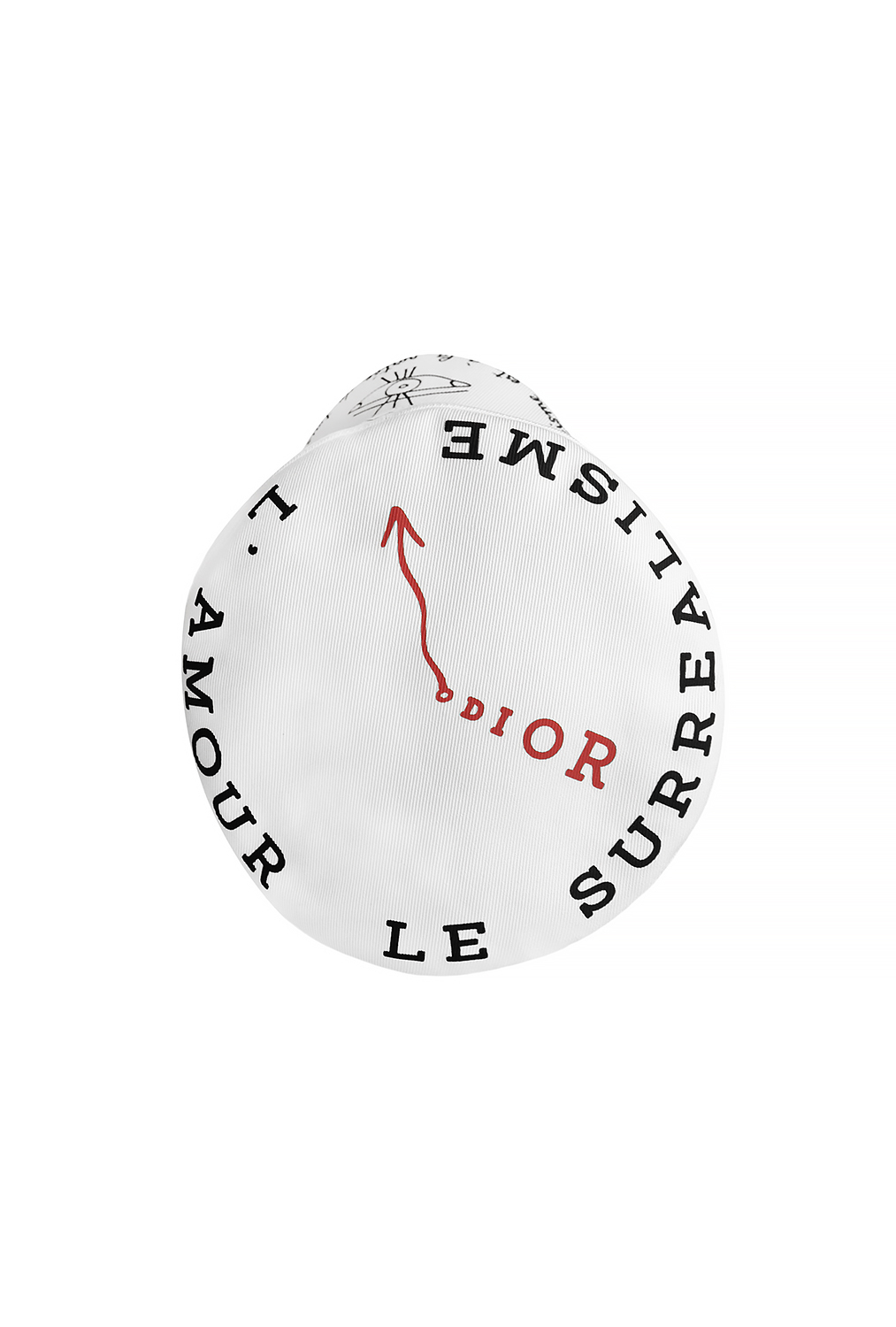 Christian Dior Inscriptions White Cap