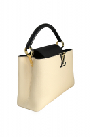Louis Vuitton Capucines Black and Beige Bag