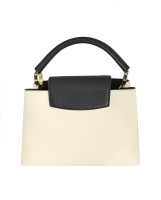 Louis Vuitton Capucines Black and Beige Bag