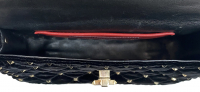 Valentino Rockstud Spike Velvet Quilted Bag