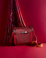 Hermès Jypsiere 28 Bicolor Clemence Bag