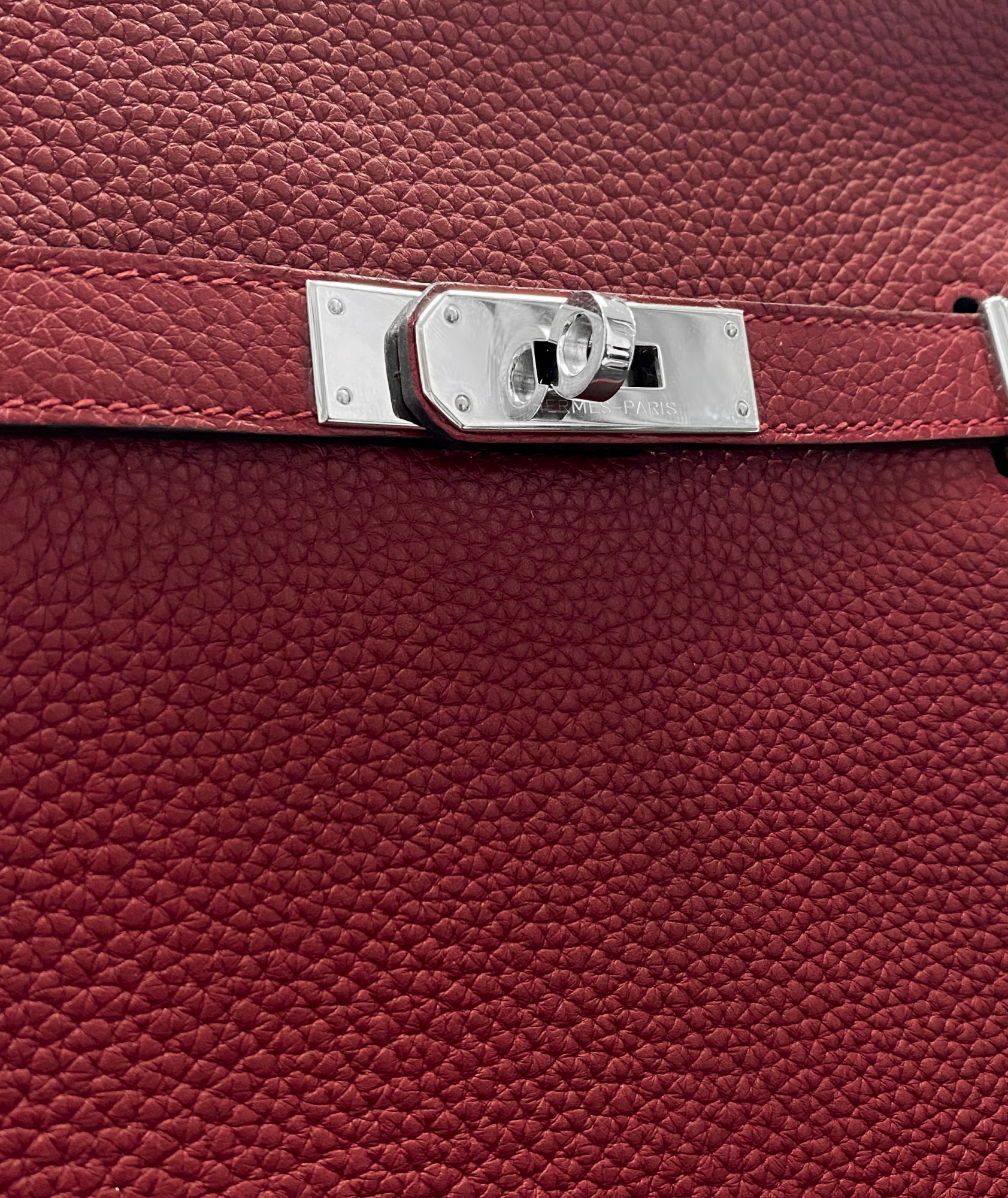 Hermès Jypsiere 28 Bicolor Clemence Bag