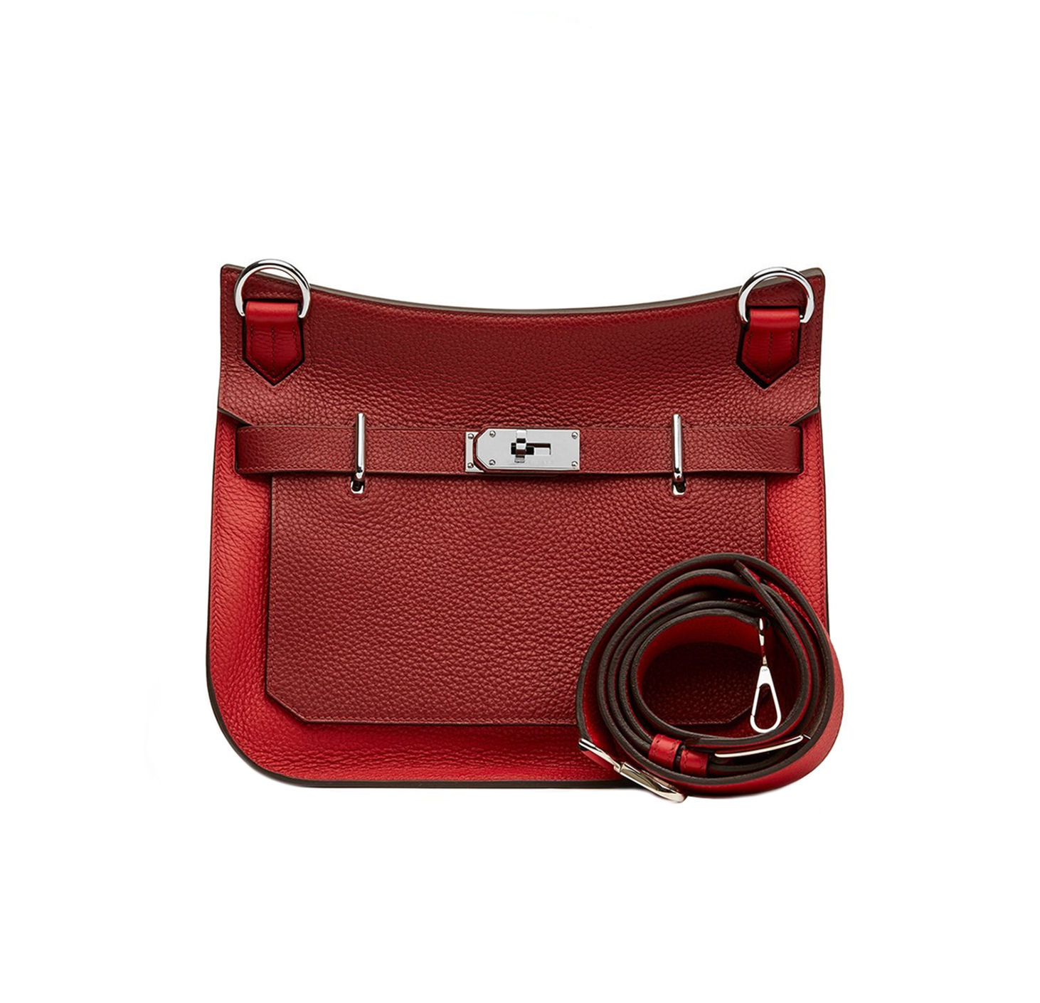Hermès Jypsiere 28 Bicolor Clemence Bag