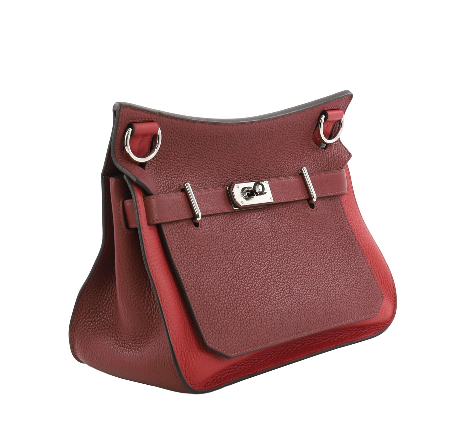 Hermès Jypsiere 28 Bicolor Clemence Bag