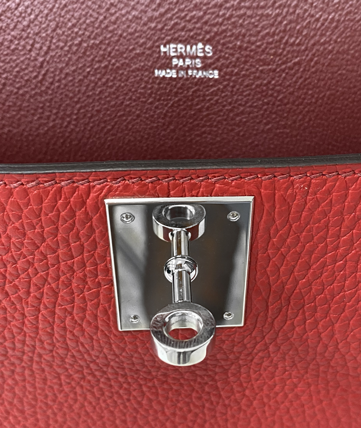 Hermès Jypsiere 28 Bicolor Clemence Bag
