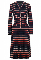 Chanel Haute Couture Striped Jersey Suit