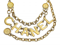 Chanel Belt/Necklace With Logo