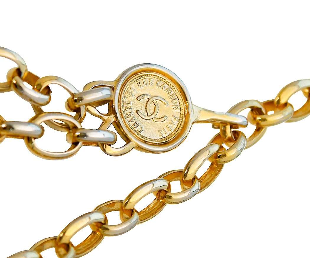 Chanel Belt/Necklace With Logo