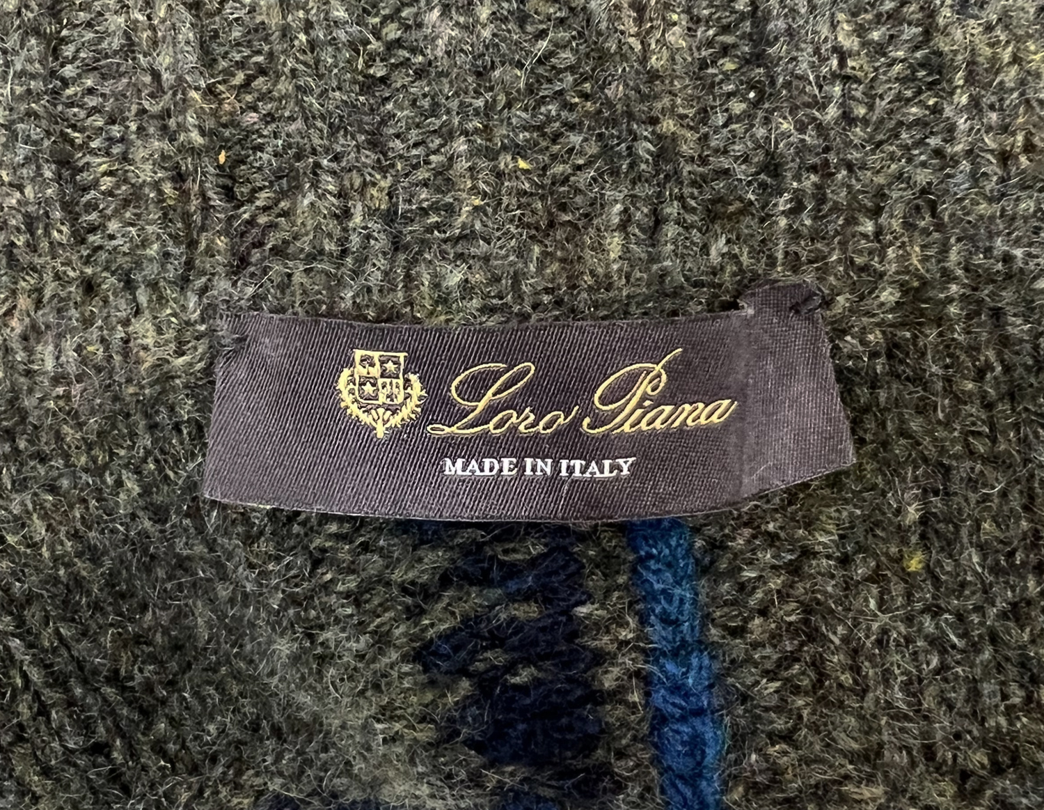 Loro Piana Green Cashmere Sweater