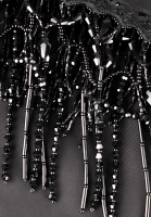 Prada Top With Black Crystals