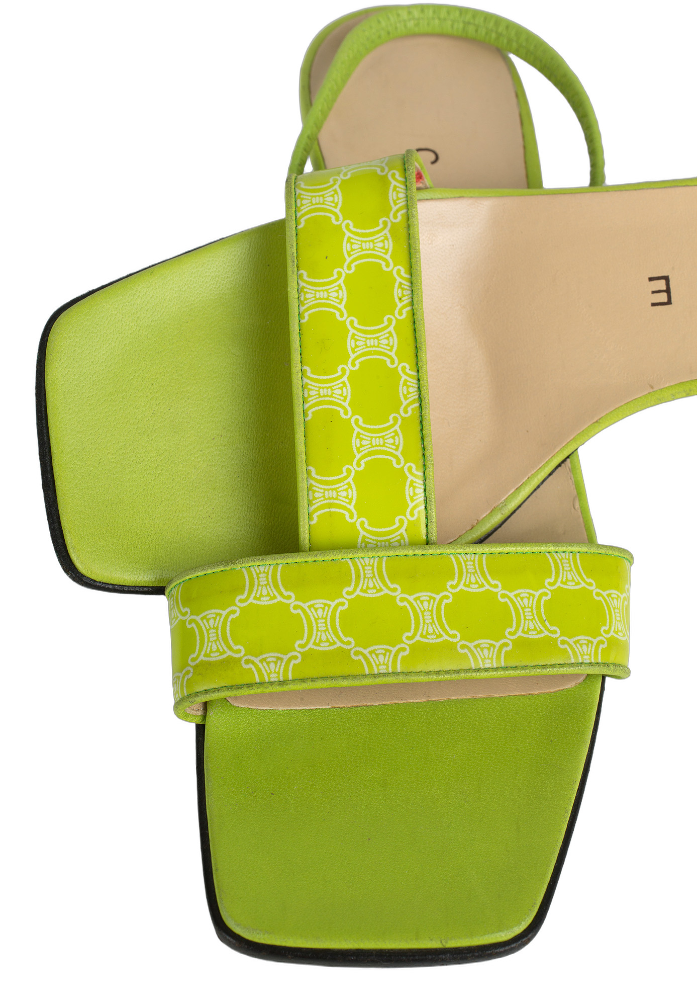 Celine Light Green Sandals