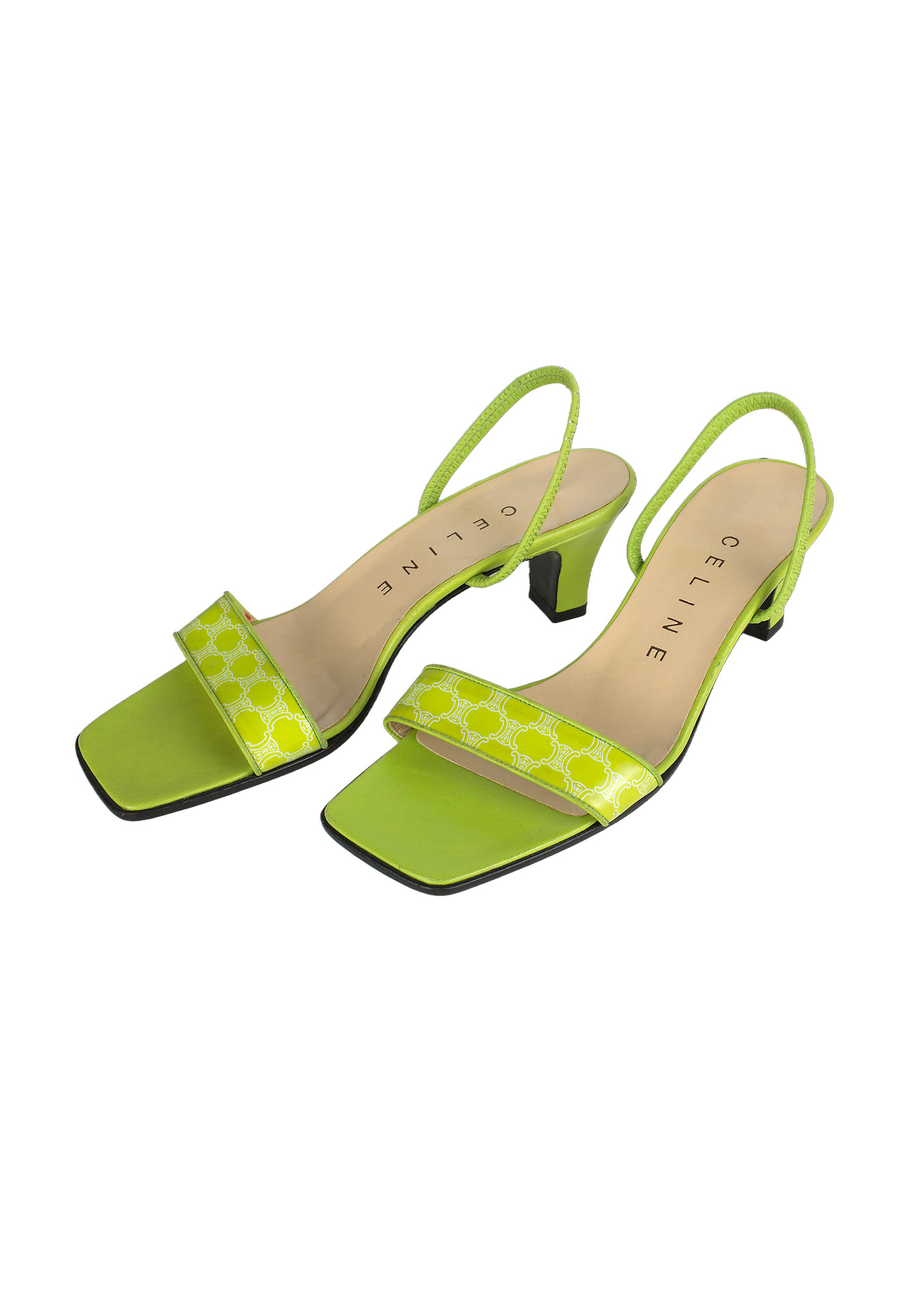 Celine Light Green Sandals