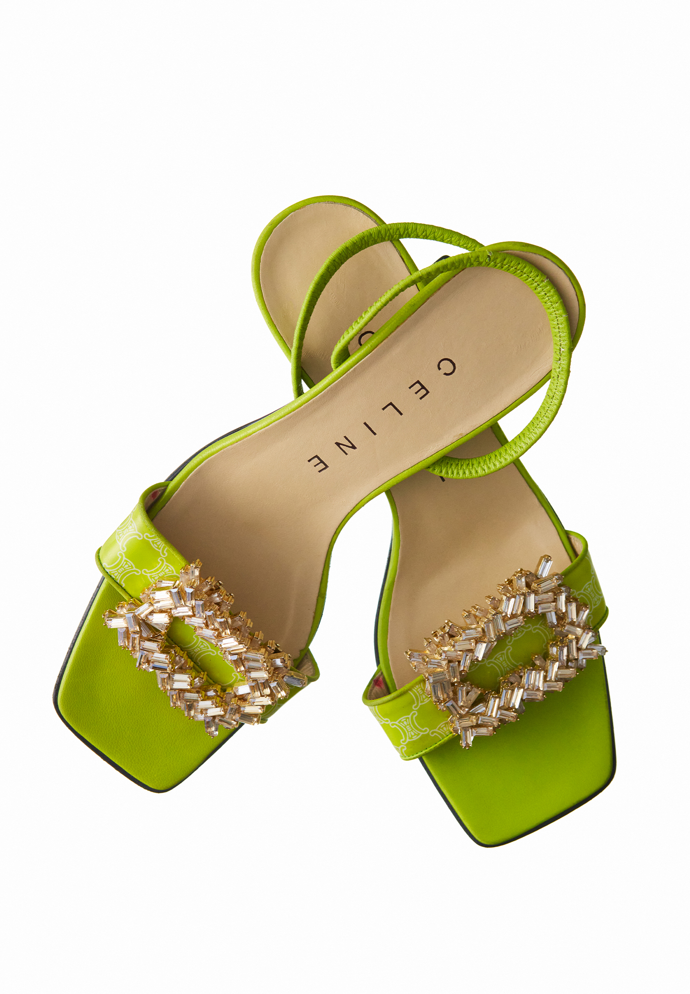 Celine Light Green Sandals