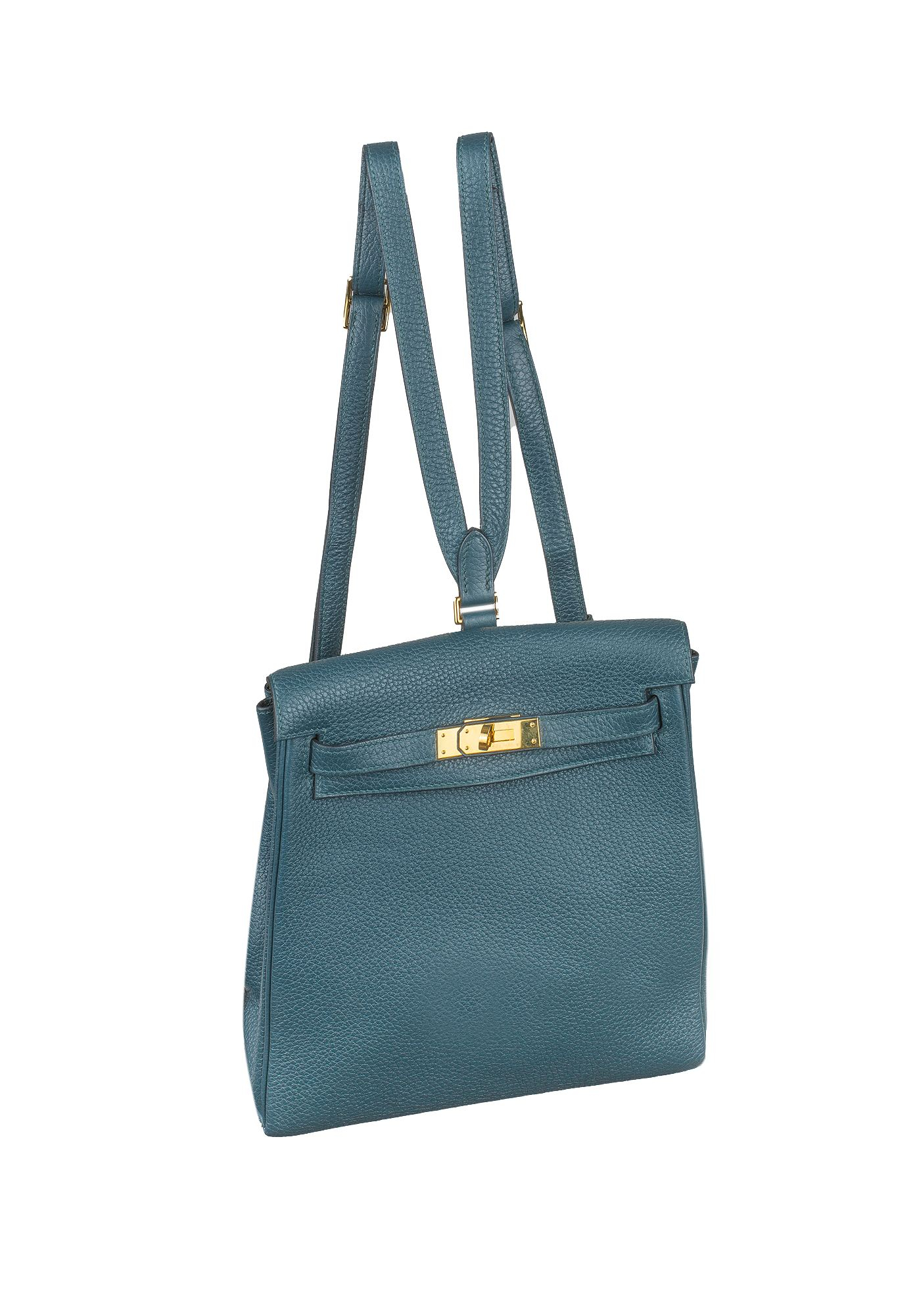 Hermès Kelly Ado II Dark Indigo Clemence Backpack