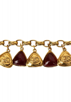 Chanel Necklace With Pendants And Gripoix Crystals