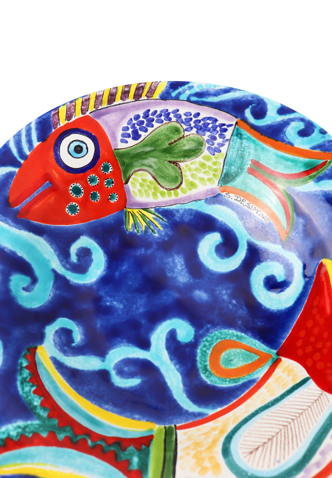 La Fabbrica della Ceramica Dish With Fish