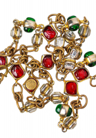 Chanel Chain Necklace With Gripoix Crystals