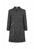 Christian Dior Tweed Coat With Pockets