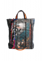 Chanel Graffiti Multicolor Canvas Tote Bag